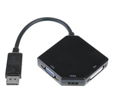 DP to VGA/DVI/HDMI mini displayport to vga変換 thunderboltオス vgaメス 変換 DVI/HDMI/VGA