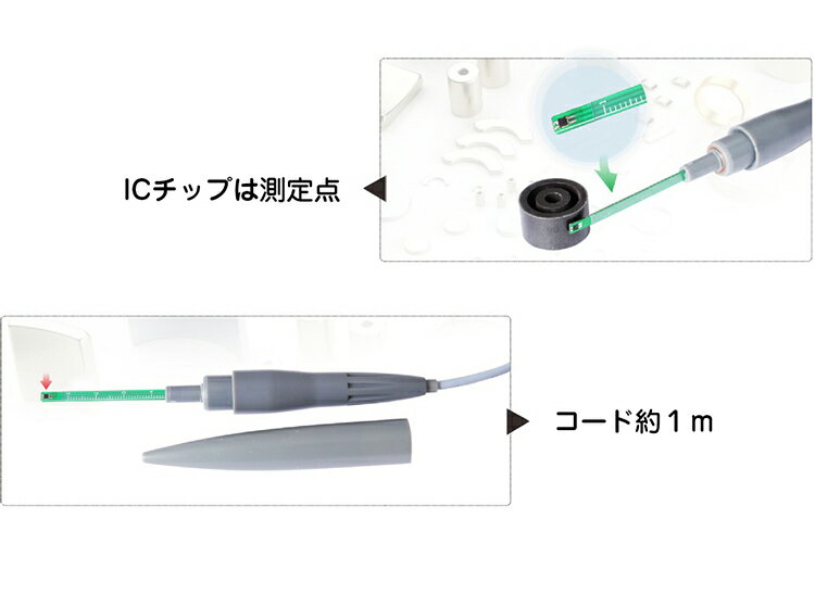 �ǥ����� ��«̩�ٷס�0��2400mT ��LCD�ѥͥ��դ�