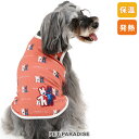 リサとガスパール 犬 服 冬 タンクトップ ペティヒート 小型犬 | 秋冬 頬杖柄 保温 天竺 暖かい お出かけ お散歩 おしゃれ かわいい 防寒 防寒対策 インナー 室内着 軽量 発熱 伸縮 あったか