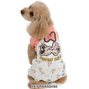 ペットパラダイス ディズニー ミッキーマウス ミニーマウス 犬 服 冬 風船柄 ロンパース 小型犬 | 秋冬 キルティング フリル キャラクター おでかけ お出かけ お散歩 おさんぽ おしゃれ かわいい
