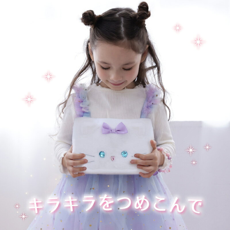 マザーガーデン ドレッサー 木製 おままごと ふわふわねこちゃん メイク ポーチセ...
