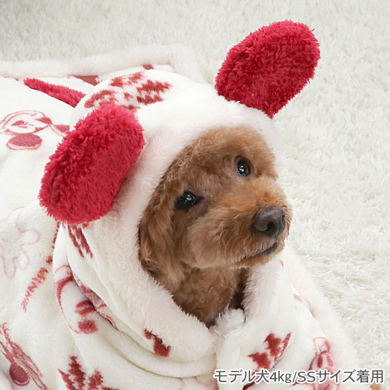 ディズニー ミッキーマウス ミニーマウス 犬 服 冬 ニット柄 着る毛布 小型犬 中型...