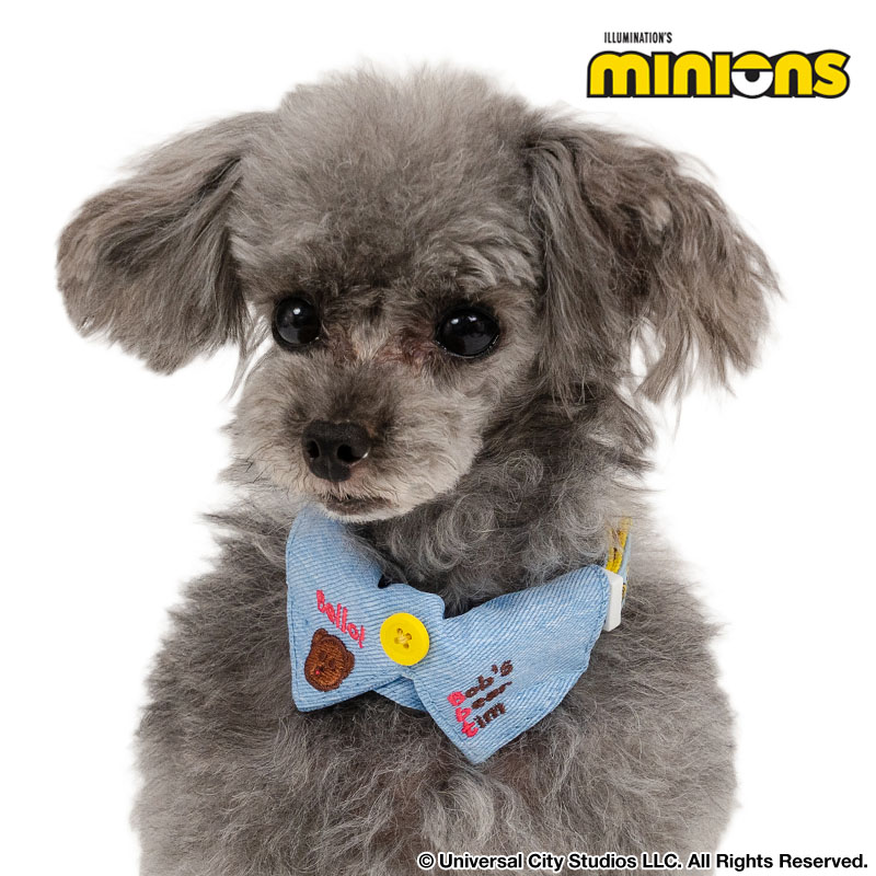 Minions Franchise &copy; Universal City Studios LLC. All Rights Reserved. 犬 くびわ おさんぽ 散歩 おでかけ お出掛け おしゃれ オシャレ かわいい適応首囲 参考標...