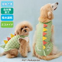 犬 服 春 夏 エコメッシュ 恐竜 タンクトップ 小型犬 中型犬 大型犬 | クール 虫対策 接触冷感 吸水 速乾 エコ メッシュ 着せやすい クールマックス エコメイド おでかけ お出かけ お散歩 おさんぽ おしゃれ かわいい かっこいい ペットウェア ドッグウェア