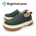 RegettaCanoe -リゲッタカヌー-CJFT-002 フリッツモ サイドゴア スリッポン ユニセックス 厚底 歩きやすい 履きやすい オシャレ ツートンカラーソール