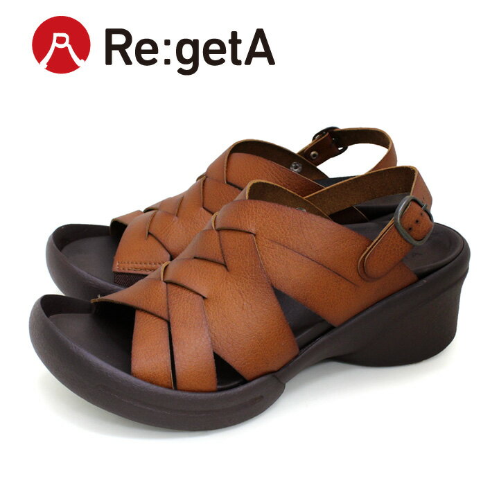 Re:getA　-リゲッタ-R-2688 手染め編み込みベルトサンダル 日本製　歩きやすい　履きやすいのサムネイル
