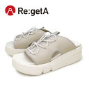 Re:getA -リゲッタ-RE-256 軽量 厚底 スポーツサンダル レディース 履きやすい 歩きやすい EVA ゴム紐