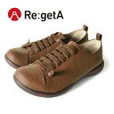 カラー限定セール！Re:getA　-リゲッタ-R-074 ゴム紐 ドライビングシューズ 歩きやすい レディース グミインソール レースアップ 軽い