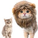 子猫 猫 ライオンのたてがみ 猫用 ウィッグ 帽子 ドレスアップ ライオン たてがみ 滑らか 快適 可愛い インスタグラム ライオンキング コスチューム ライオ...