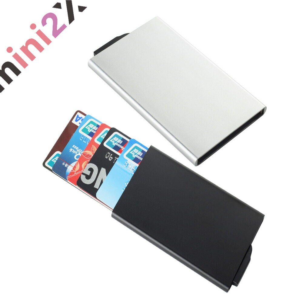 カード ケース スライド式 スキミング防止 磁気防止 RFID NFC メンズ レディース スリム シンプル コン..