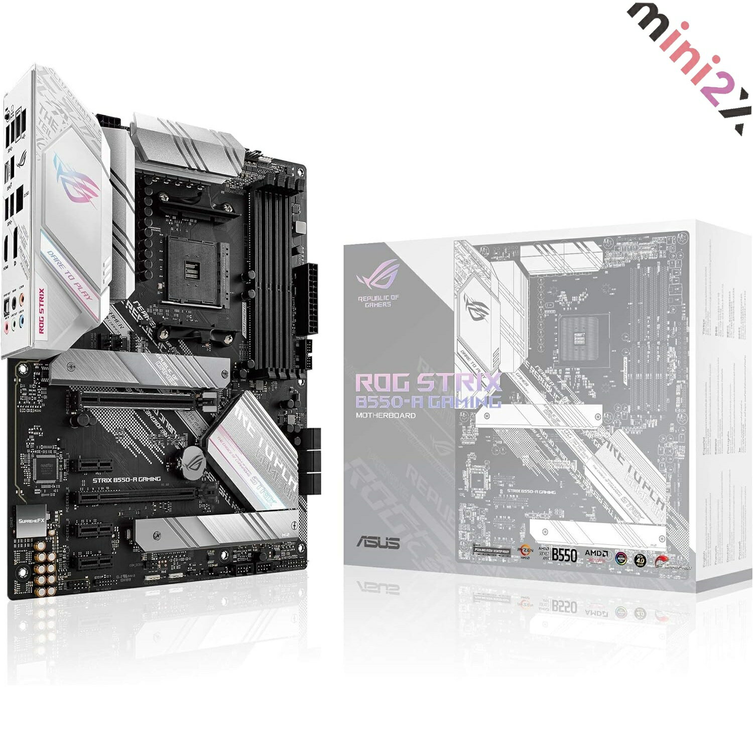 ASUS エイスース AMD B550 搭載 Socket AM4 対応 マザーボード ROG STRIX B550-A GAMING 【 ATX 】