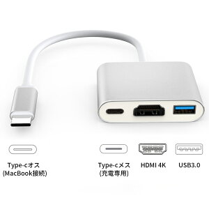ϥ HDMI USB Typc-C Thunderbolt3 б׳ǧ ñ TV ƥ ˥  ƥ ץ Ѵ ץ TypeC ޥϥ HUB 4K  3ݡ C ޥ Ʊ  ܡ ޥ PC Android ɥ ޥå ̵