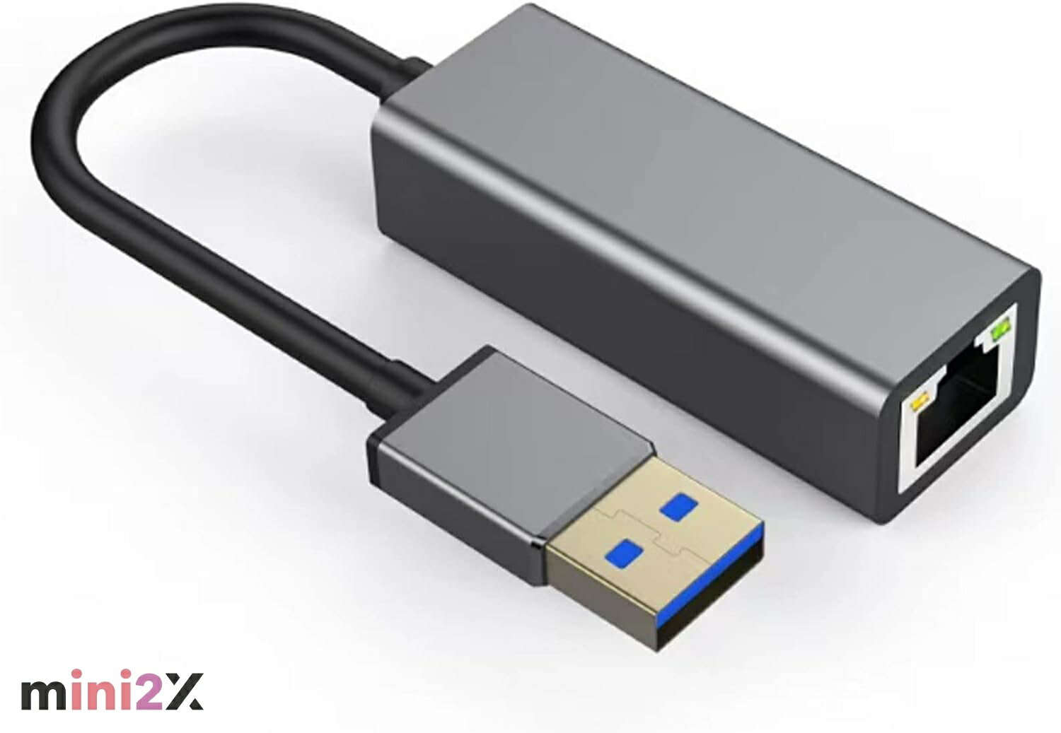 有線LAN アダプター USB3.0 LAN グレー 変換 アダプター 1Gbps 高速 通信 中継 RJ45 USB LAN 変換アダプター Windows ...
