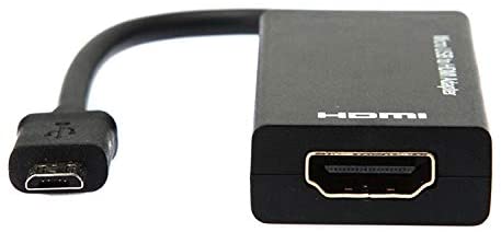 MHL HDMI 変換 アダプタ Micro USB to HDMI 変換 ケーブル テレビ モニター 映像伝送 テレビ 出力 youtube アンドロイド android スマホ スマートフォン スマートホン　高解像度映像出力 MHL対応のスマートフォン（ エクスぺリア Xperia ファーウェイ TORQUE )