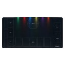 TCG ポケモンカード 用 ラバー プレイマット バトルフィールド ハーフ 黒 30×60cm ケー ...