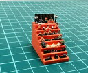 ひな壇ミニチュア 【HINA7D-W20MM】 幅2cm ミニチュア ジオラマ ひな人形 ひな壇 鉄道模型 住宅模型 モデルカー 食玩 フィギュア figure 建物 マンション モデル ファッション フルカラー 塗装済み 3Dプリンター ミニチュアイメージ