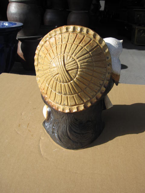 信楽焼き 福狸【全国送料無料】 ふくろう付き幸福狸