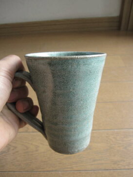 【信楽カップ】 【ギフト】緑海ビ゜アマグ信楽焼き
