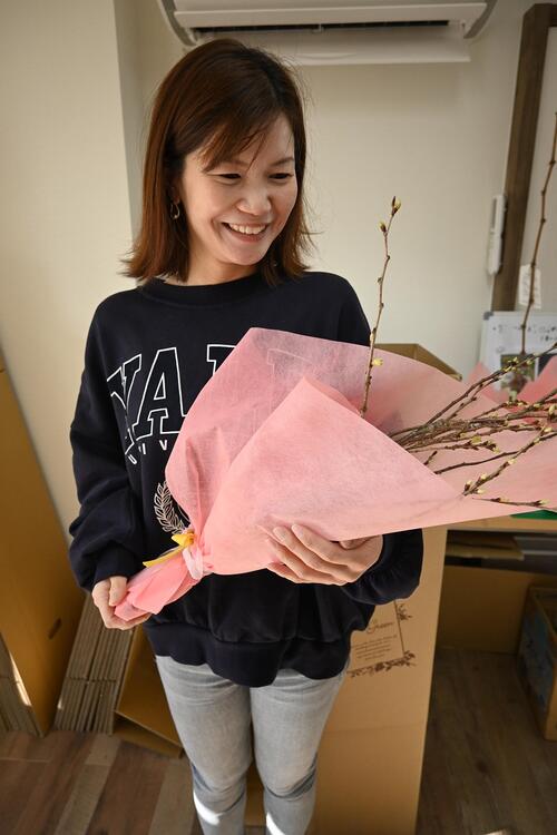 発送は12月22日より2025年年末年始お祝い贈り物におすすめプレゼント用に啓翁桜花束お誕生日の贈り物に奈良吉野の啓翁サクラ桜の花束桜の花束桜花束ギフト切り花桜