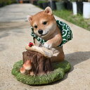 柴犬　アドベンチャー 冒険 モモ　豆柴　置物　小さい置物　玄関に飾ったり、お部屋に飾ったりプレゼントにもどうぞ。