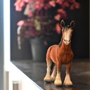 馬 立つ馬 ブラウン ミニ置物 リアルな置物 馬の置物お部屋や玄関に。本物のような置物。