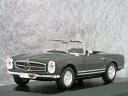 ミニチャンプス 1/43 スケール ミニカーメルセデス ベンツ 230 SL ( W113 )1965年 ダーク グレー