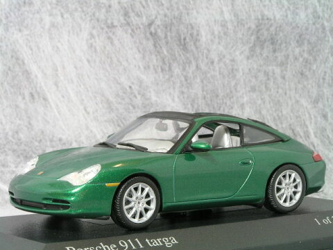 ミニチャンプス 1/43 ポルシェ 911 ( 996 ) タルガ / グリーン メタリック