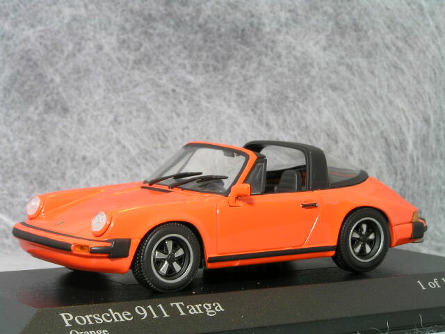 ミニチャンプス 1/43 ポルシェ 911 ( 930 ) タルガ / オレンジ