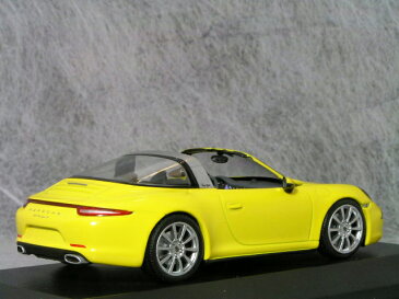 ミニチャンプス 1/43 ポルシェ 911 ( 991 ) タルガ / レーシング イエロー