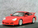 ミニチャンプス 1/43 ポルシェ 911（ 996 ）GT3 / インダス レッド