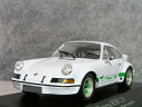 ミニチャンプス 1/43 スケールポルシェ 911カレラ RSR 1973年 ホワイト / グリーン カレラストライプ