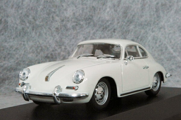 ミニチャンプス 1/43 スケール ミニカーポルシェ 356 B クーペ1959年 ライト グレー