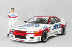 ignition モデルス ミニカー 1/18 スケールニッサン スカイライン GT-R ( BNR32 )1992年 JGTC　ジェックス スカイライン #1長谷見 昌弘 / 福山 英朗