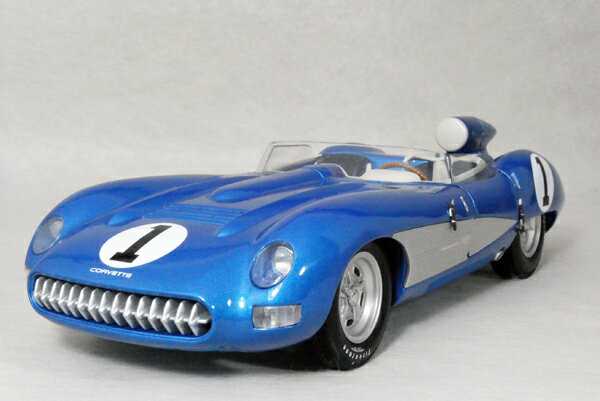 オートアート ミニカー 1/18 スケールシボレー コルベット SS1957年 ブルー メタリックCHEVROLET CORVETT Autoart