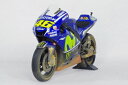 ミニチャンプス 1/12 スケール ミニカーヤマハ YZR-M1バレンティーノ・ロッシ2017年 マレーシア GPレイン タイヤ & ウェザーリング