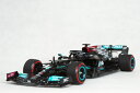 ミニチャンプス ミニカー 1/18 スケールメルセデセス AMG ペトロナス F1W12E パフォーマンスルイス・ハミルトン2021年 スペイン GPポール ポジション 100回 アワード