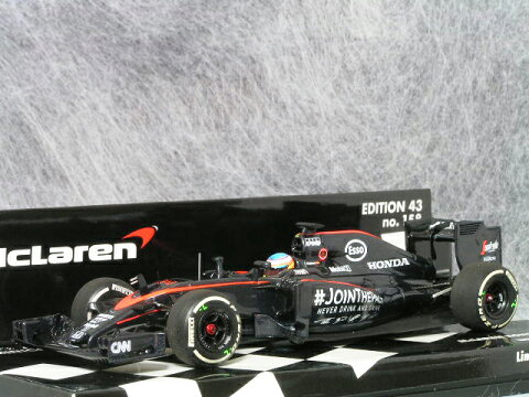 ミニチャンプス 1/43 マクラーレン ホンダ MP4-30 / フェルンナンド・アロンソ 2015年 ブリティッシュ GP