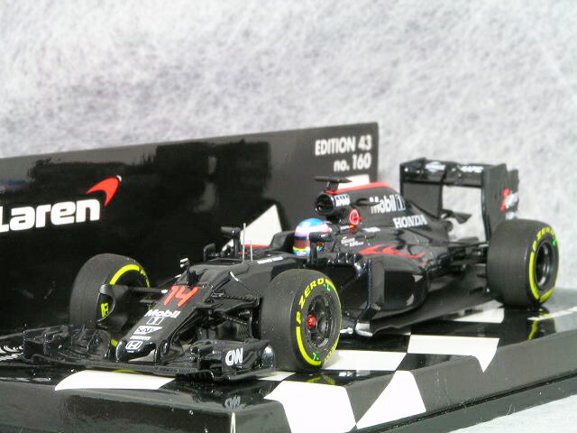 ミニチャンプス 1/43 マクラーレン ホンダ MP4-31 / フェルンナンド アロンソ 2016年 オーストラリア グランプリ