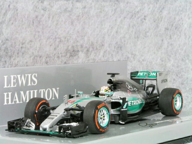 ミニチャンプス ミニカー 1/43 スケールメルセデス AMG ペトロナス F1 チーム F1 W06 ルイス・ハミルトン 日本 GP ( 2015 鈴鹿 ）優勝 !Mercedes AMG Petrons F1 Team - F1 W06MINICHAMPS