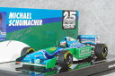 ミニチャンプス ミニカー 1/43 スケールベネトン フォード B194ミハイル・シューマッハ1994年 カナダ グランプリ 優勝Benetton Ford MINICHAMPS