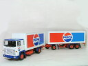 ミニチャンプス ミニカー 1/43 スケールスカニア LB 110 Kofferzug ( 連結貨物車 ) トラック + トレーラ / ペプシ コーラ