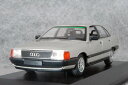 ミニチャンプス 1/43 (マキシ)スケール ミニカーアウディ 1001990年 シルバーAudi MINICHAMPS