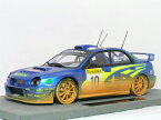 1/18 TOP MARQUES スバル インプレサ 2002年 モンテカルロ ラリー 優勝車 / トミ・マキネン ウェザーリング バージョン