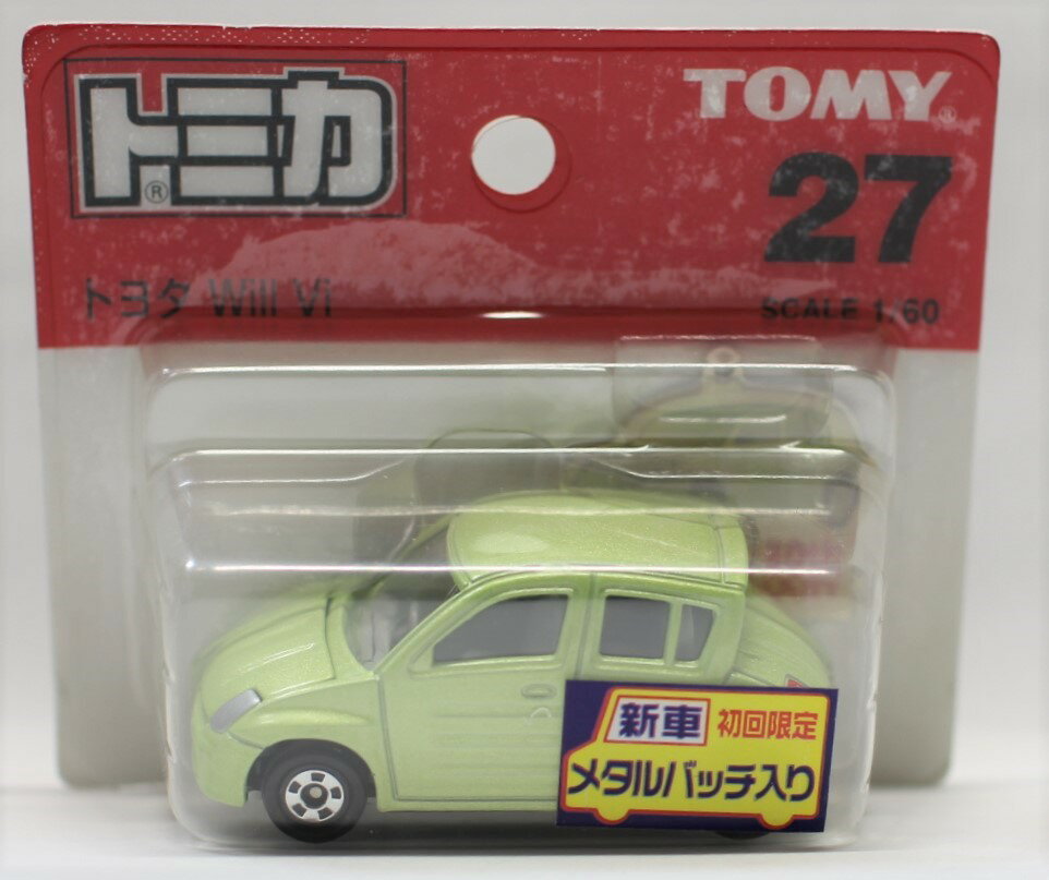 新品　トミカ (ブリスター) No.27 トヨタWill Vi 　新車シール付き240001000543