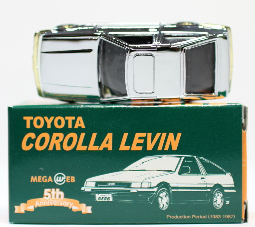 USED　トミカ トヨタ カローラ　レビン AE86 メッキ GREASE MEGAWEB 5th TOYOTA COROLLA LEVIN メガウェブ 240001009741
