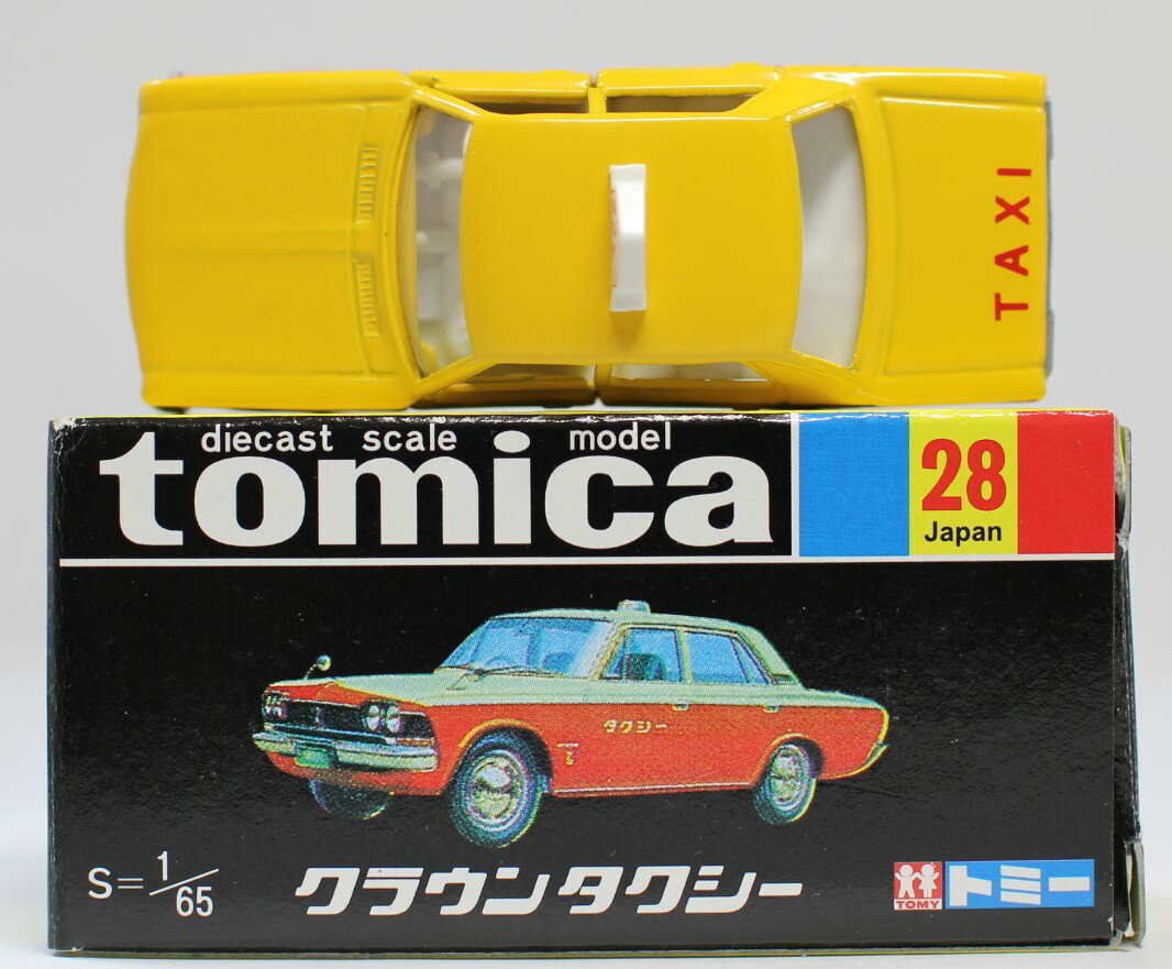 【USED】トミカ 30周年記念 復刻黒箱トミカ 28 クラウンタクシー 1/65 240001014070