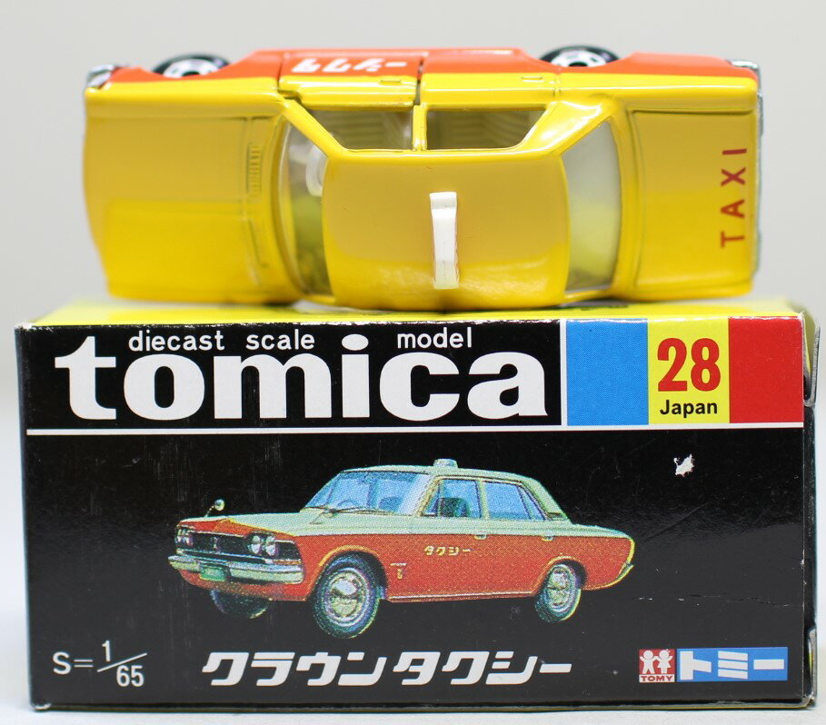 【USED】トミカ 30周年記念 復刻黒箱トミカ 28 クラウンタクシー 1/65 240001018457