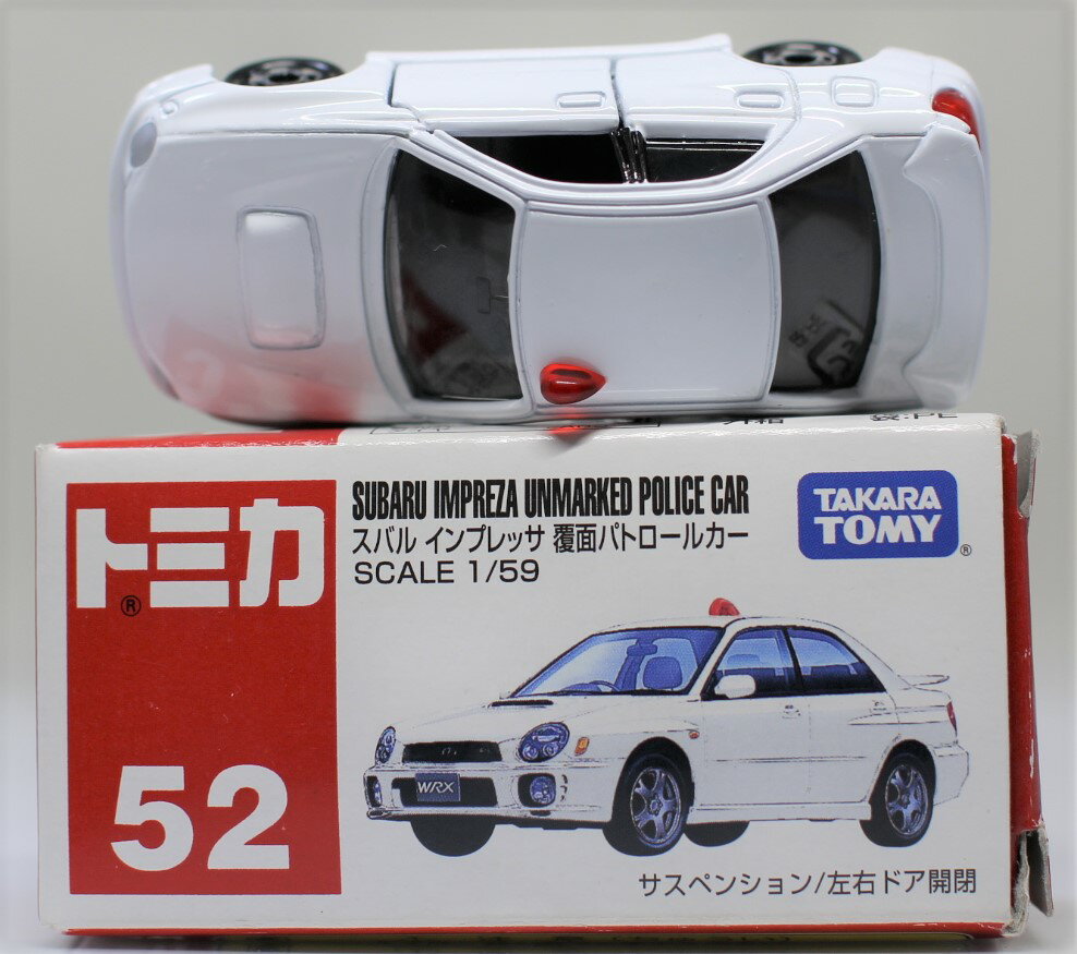 【USED】トミカ No.52 スバル インプレッサ 覆面パトロールカー (箱) 240001019961