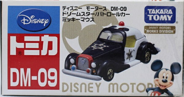 新品　ディズニートミカモータース DM-09 パトロールカー ミッキーマウスセロハンテープ封印未開封 240001021389