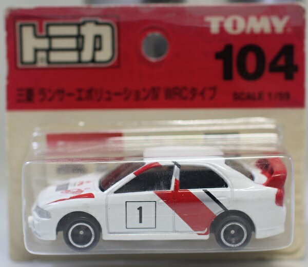 【USED】トミカ (ブリスター) No.104 三菱ランサーエボリューション.IV WRCモデル 240001022544
